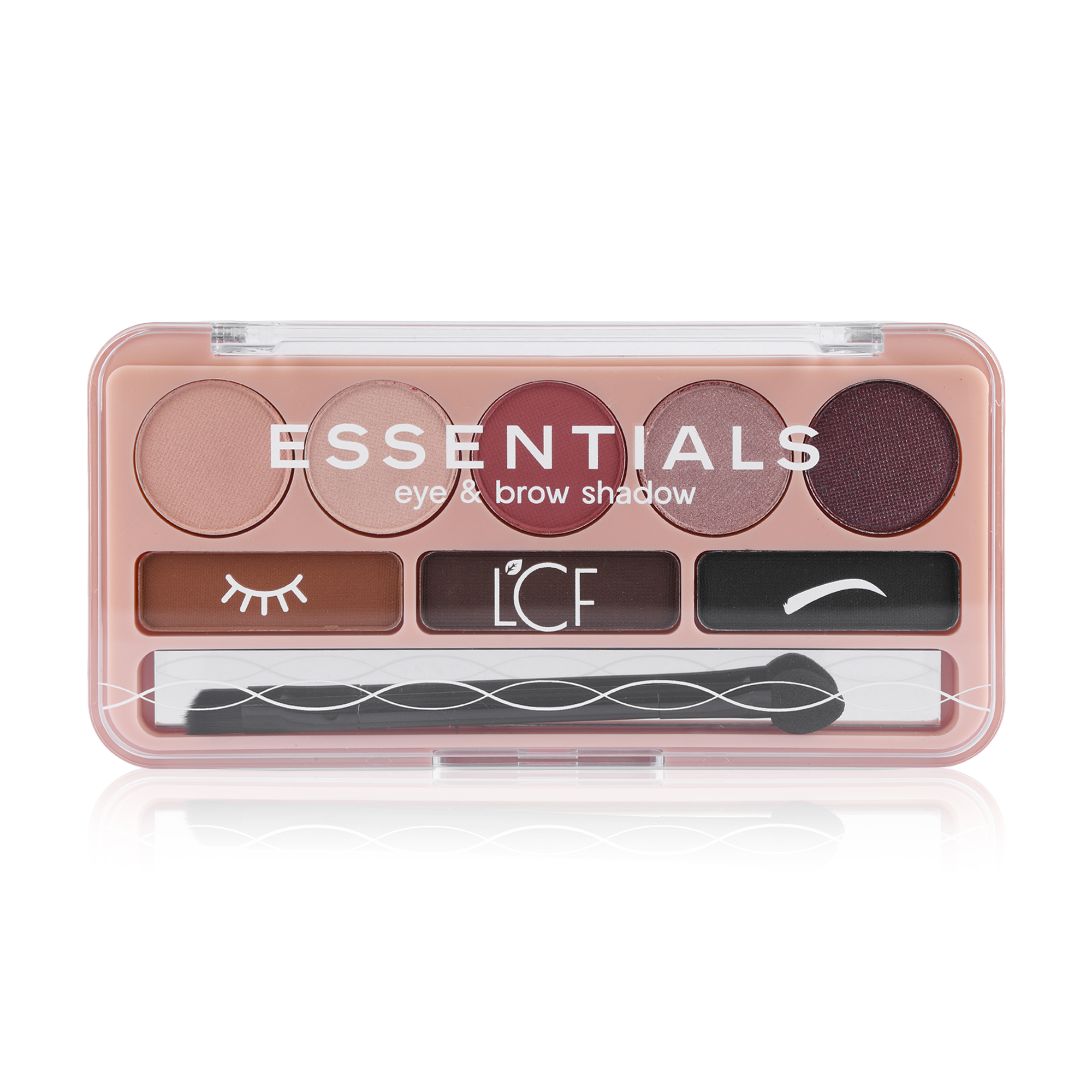 Набір тіней для очей і брів LCF Essentials 4, 7.5 г